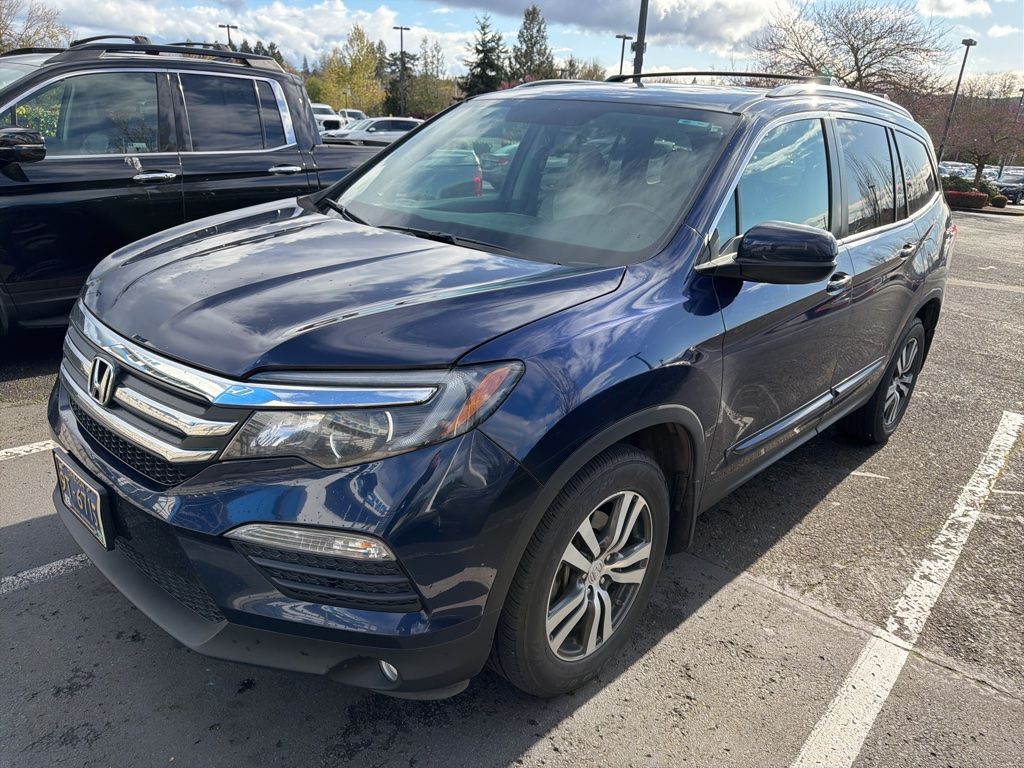 Black (Obsidian Blue Pearl) 2016 Honda Pilot EX-L AWD SUV / Crossover All-Wheel Drive 6-Speed Automatic