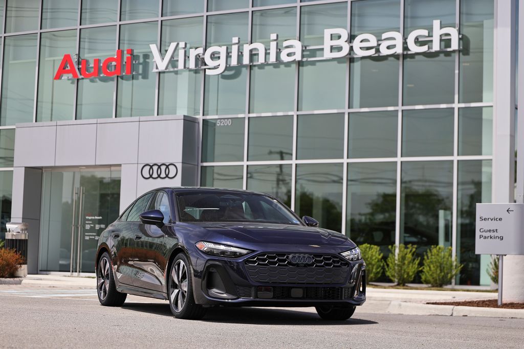 Firmament Blue Metallic 2026 Audi A5 Coupe 7-Speed Automatic
