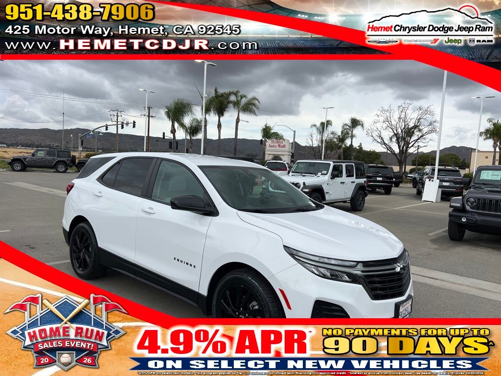 Summit White 2024 Chevrolet Equinox LS FWD with 1LS SUV / Crossover Front-Wheel Drive 6-Speed Automatic Overdrive