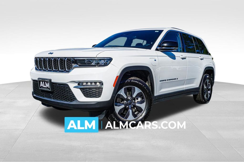Bright White Clearcoat 2024 Jeep Grand Cherokee 4xe SUV / Crossover Four-Wheel Drive 8-Speed Automatic