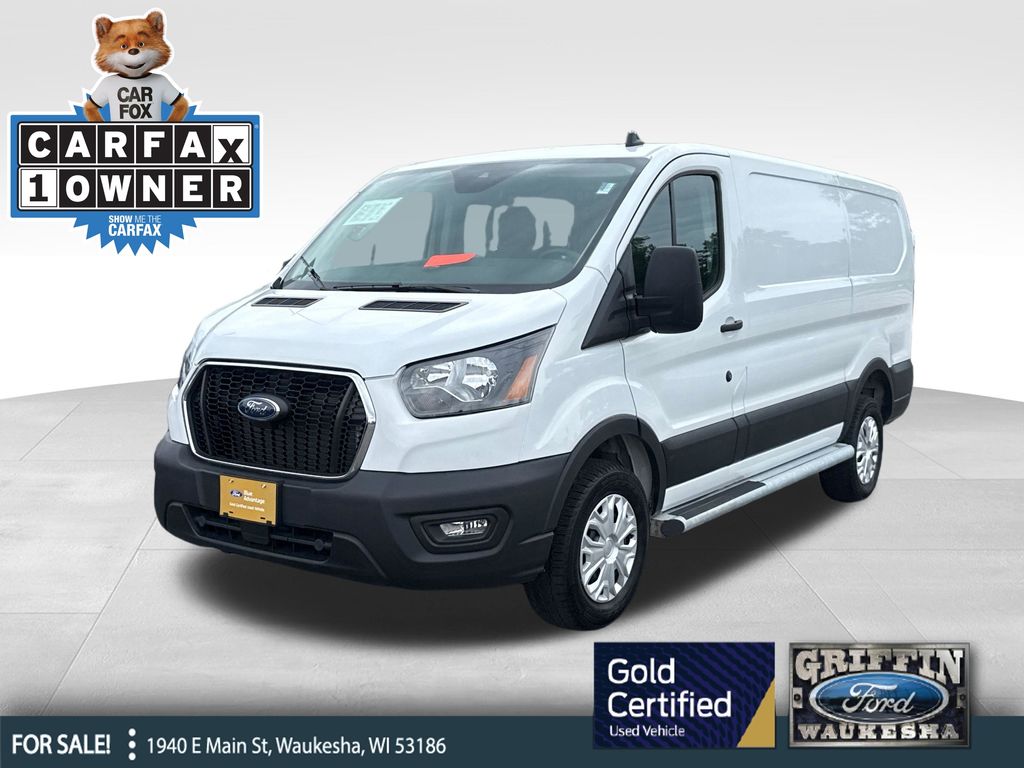Oxford White 2025 Ford Transit Cargo Van Rear-Wheel Drive