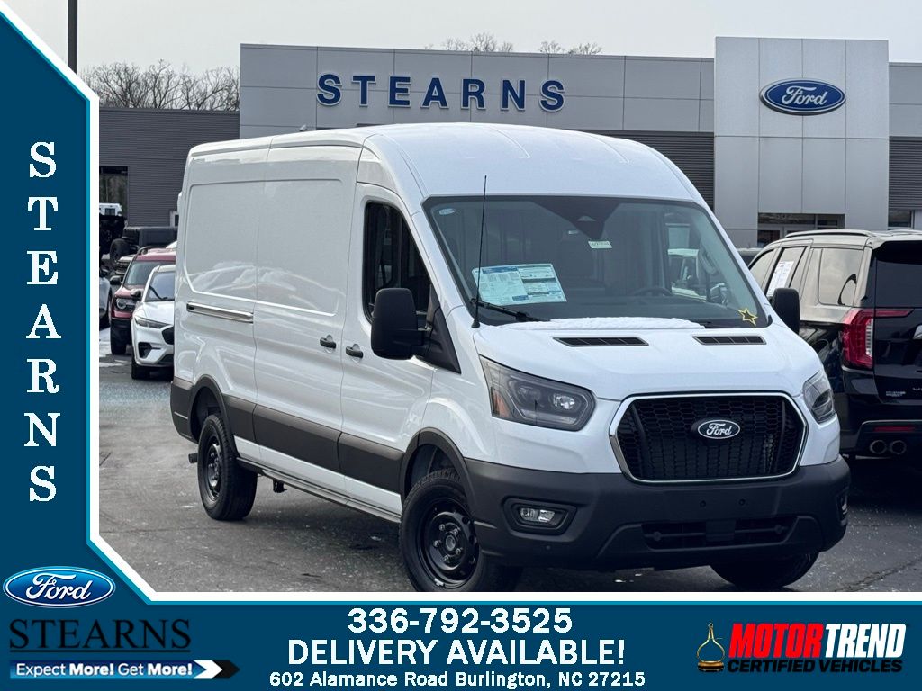 Oxford White 2026 Ford Transit Cargo Van Rear-Wheel Drive