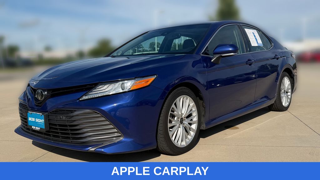 Blue Crush Metallic 2018 Toyota Camry Sedan Front-Wheel Drive 8-Speed Automatic
