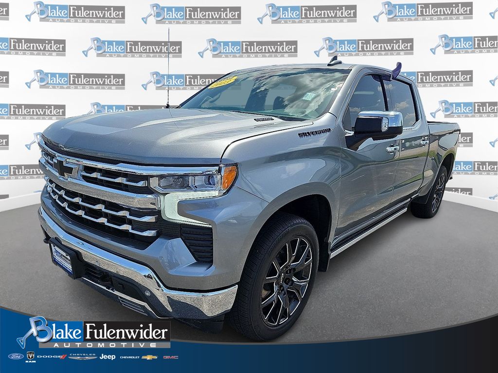 Sterling Gray Metallic 2023 Chevrolet Silverado 1500 Pickup Truck Four-Wheel Drive Automatic