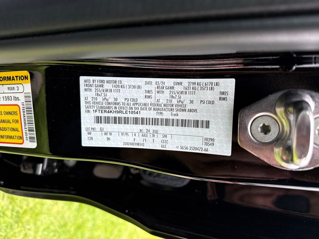 New 2024 Black Ford Lariat image 31