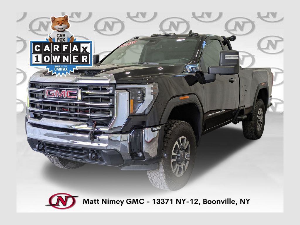 Onyx Black 2024 GMC Sierra 3500HD Pickup Truck Four-Wheel Drive Automatic