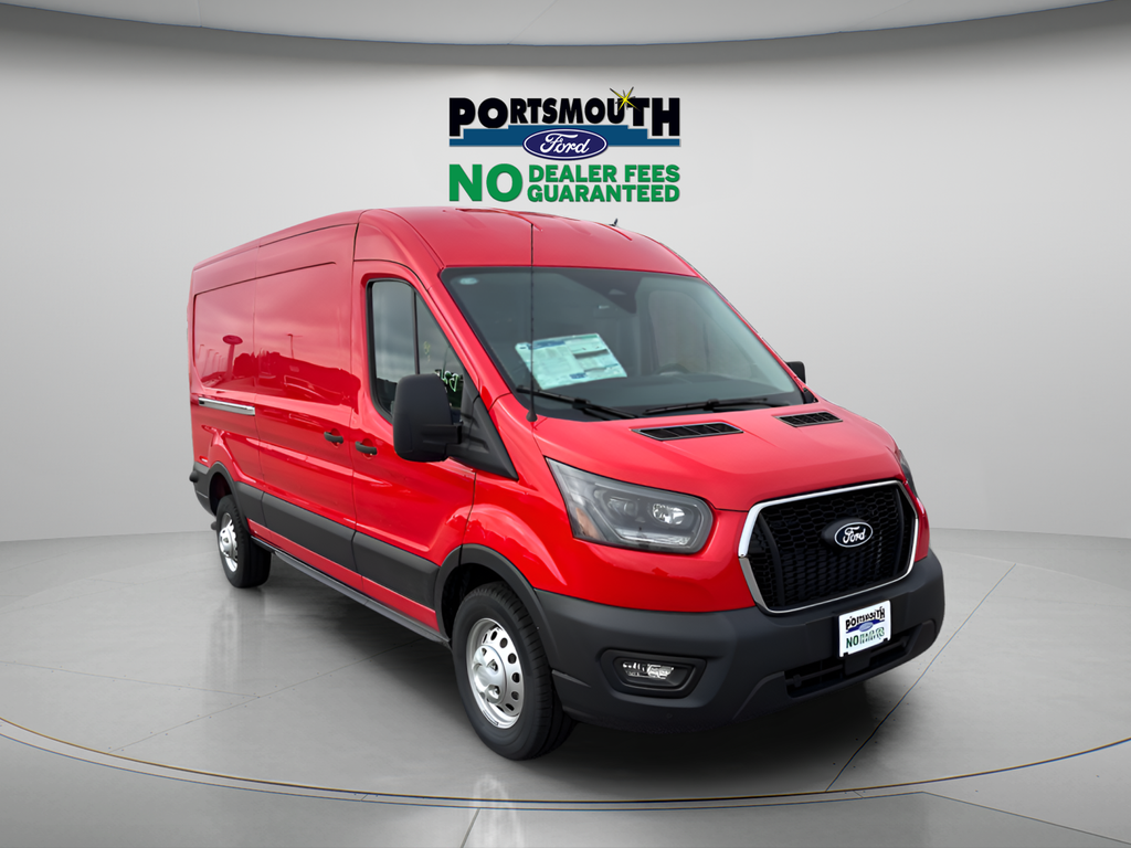 Race Red 2026 Ford Transit Cargo Van All-Wheel Drive 