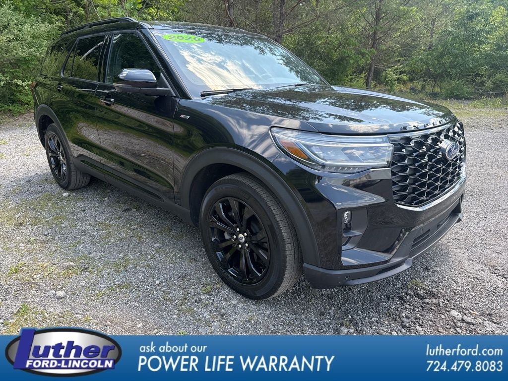 Black Metallic 2026 Ford Explorer SUV / Crossover All-Wheel Drive Automatic