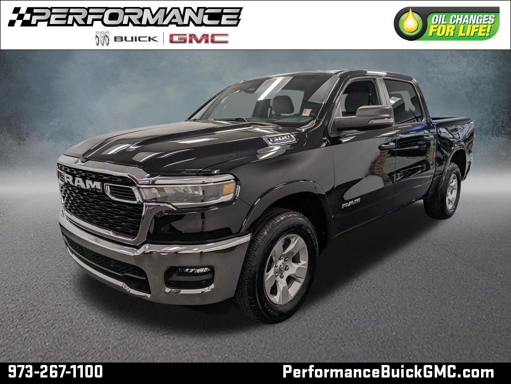 Diamond Black 2025 RAM 1500 Pickup Truck Four-Wheel Drive 8-Speed Automatic