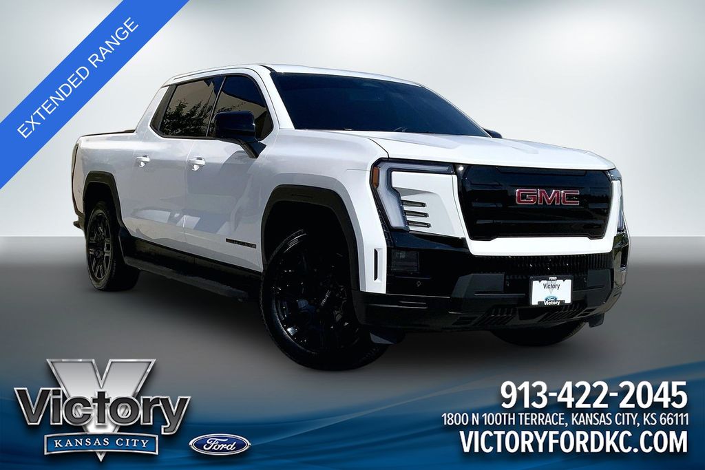 Summit White 2026 GMC Sierra EV Pickup Truck All-Wheel Drive 1-Speed Automatic