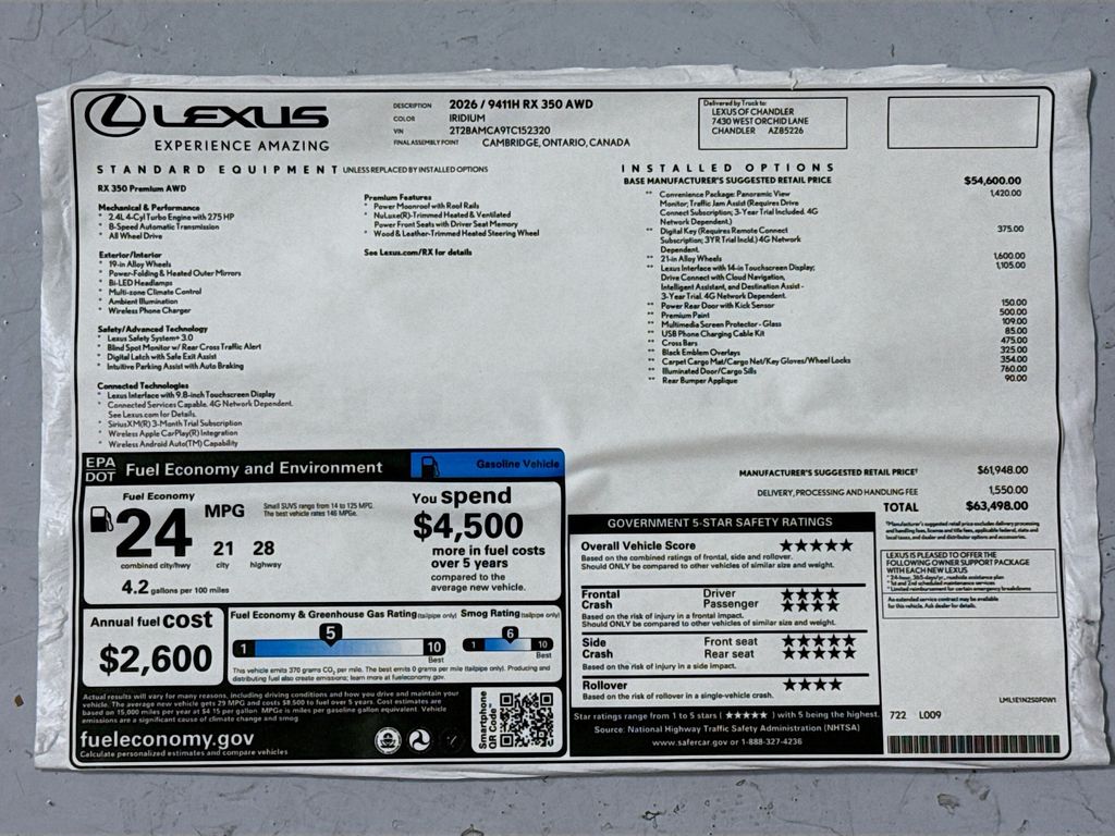 Thumbnail: 2026 Lexus RX - 9