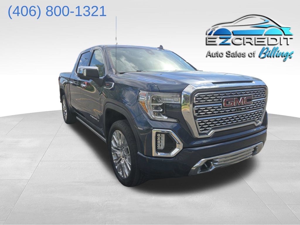 Blue 2020 GMC Sierra 1500 Pickup Truck Four-Wheel Drive Automatic