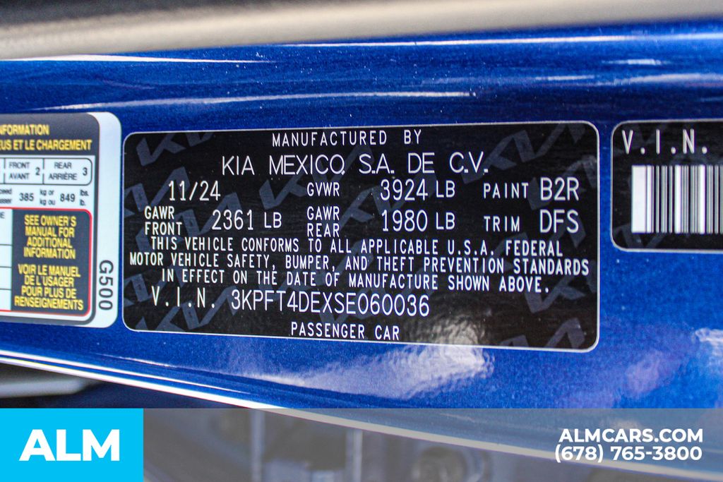 Used 2025 Blue Kia LXS image 42