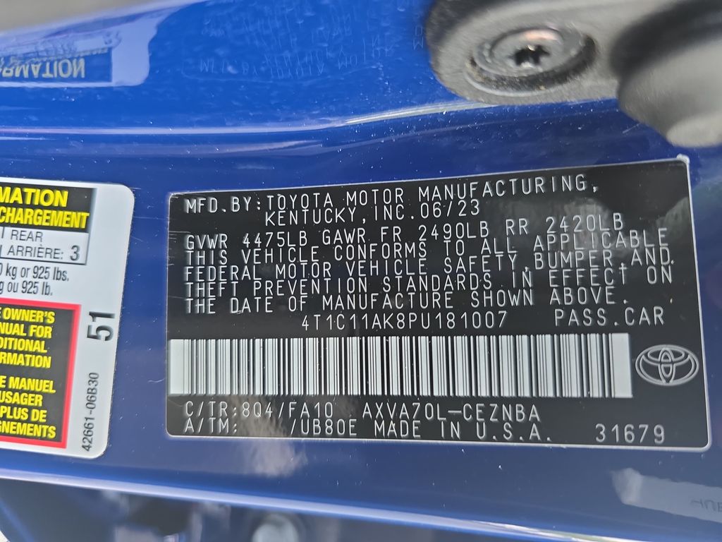 Used 2023 Toyota Camry Sedan