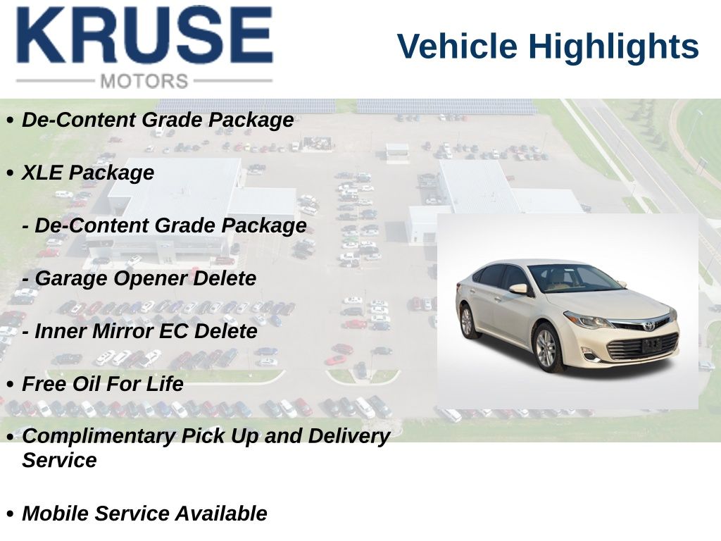 2014 Toyota Avalon XLE