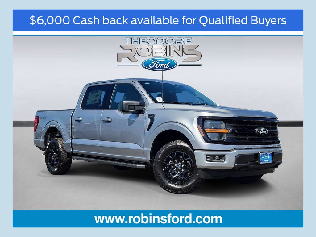 Iconic Silver Metallic 2026 Ford F-150 Pickup Truck Four-Wheel Drive Automatic