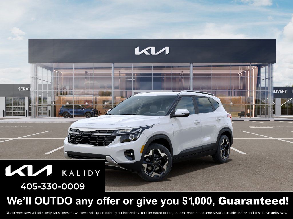 Snow White Pearl 2026 Kia Seltos EX FWD SUV / Crossover Front-Wheel Drive Continuously Variable Transmission