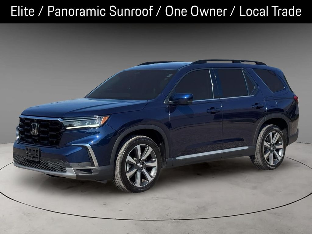 Black (Obsidian Blue Pearl) 2025 Honda Pilot SUV / Crossover All-Wheel Drive Automatic