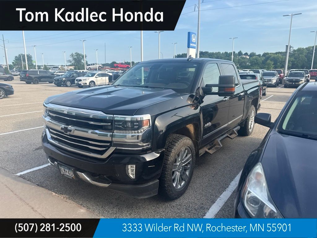 Black 2016 Chevrolet Silverado 1500 Pickup Truck Four-Wheel Drive 8-Speed Automatic Overdrive