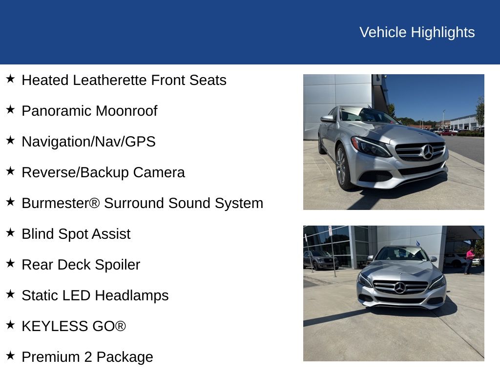 2017 Mercedes-Benz C-Class C 300