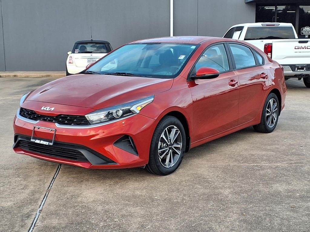 2023 Kia Forte LXS Red at Shottenkirk Kia Fort Bend