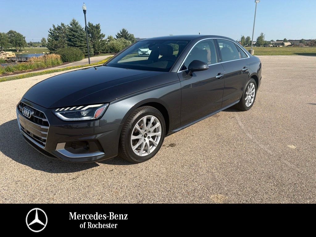 Manhattan Gray Metallic 2023 Audi A4 Sedan All-Wheel Drive 7-Speed Automatic