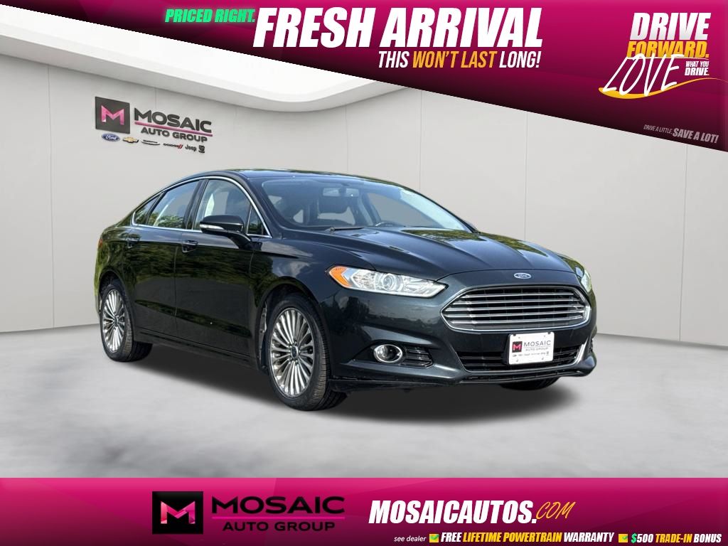 Dark Side Metallic 2014 Ford Fusion Sedan All-Wheel Drive 6-Speed Automatic