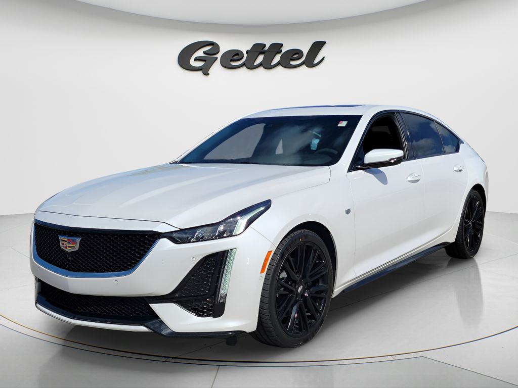 Crystal White Tricoat 2020 Cadillac CT5 Sport Sedan AWD Sedan All-Wheel Drive Automatic