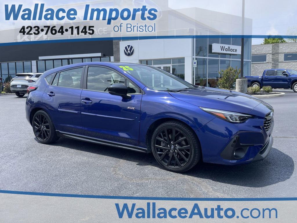 Sapphire Blue Pearl 2025 Subaru Impreza Wagon All-Wheel Drive Continuously Variable Transmission