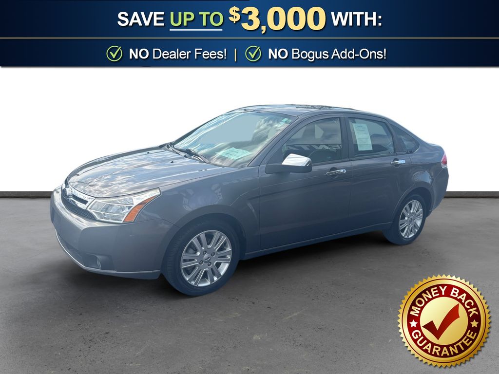 Sterling Gray Metallic 2010 Ford Focus Sedan Front-Wheel Drive 4-Speed Automatic