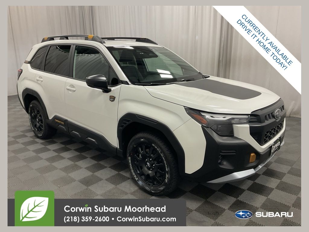 Crystal White Pearl 2026 Subaru Forester SUV / Crossover All-Wheel Drive Continuously Variable Transmission