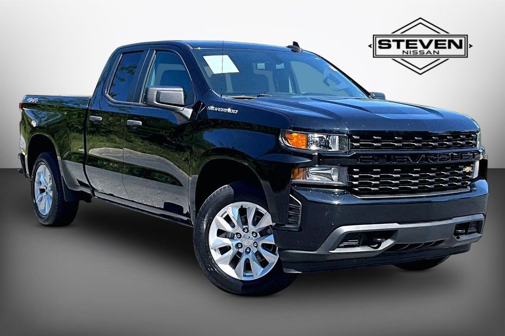 Black 2021 Chevrolet Silverado 1500 Pickup Truck Four-Wheel Drive 8-Speed Automatic