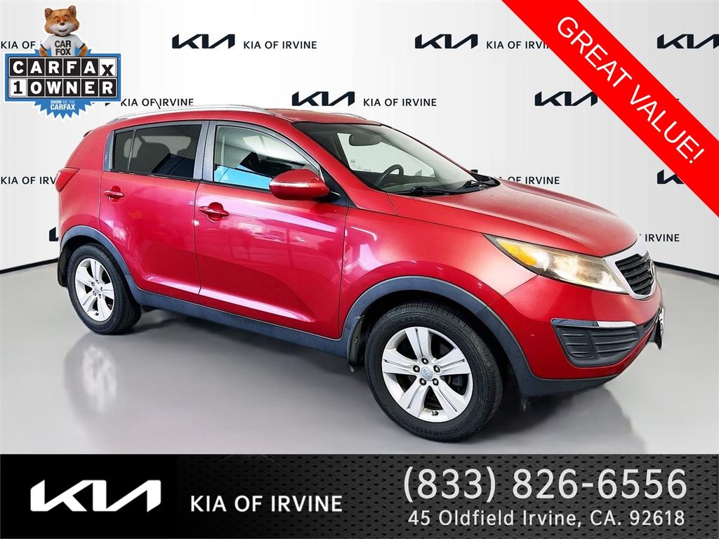 Signal Red 2013 Kia Sportage LX SUV / Crossover Front-Wheel Drive 6-Speed Automatic