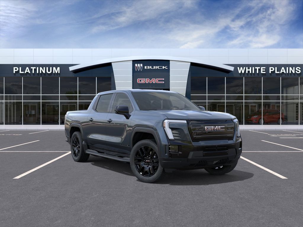 Deep Ocean Metallic 2026 GMC Sierra EV Elevation Crew Cab (Standard Range) e4WD Pickup Truck All-Wheel Drive 1-Speed Automatic