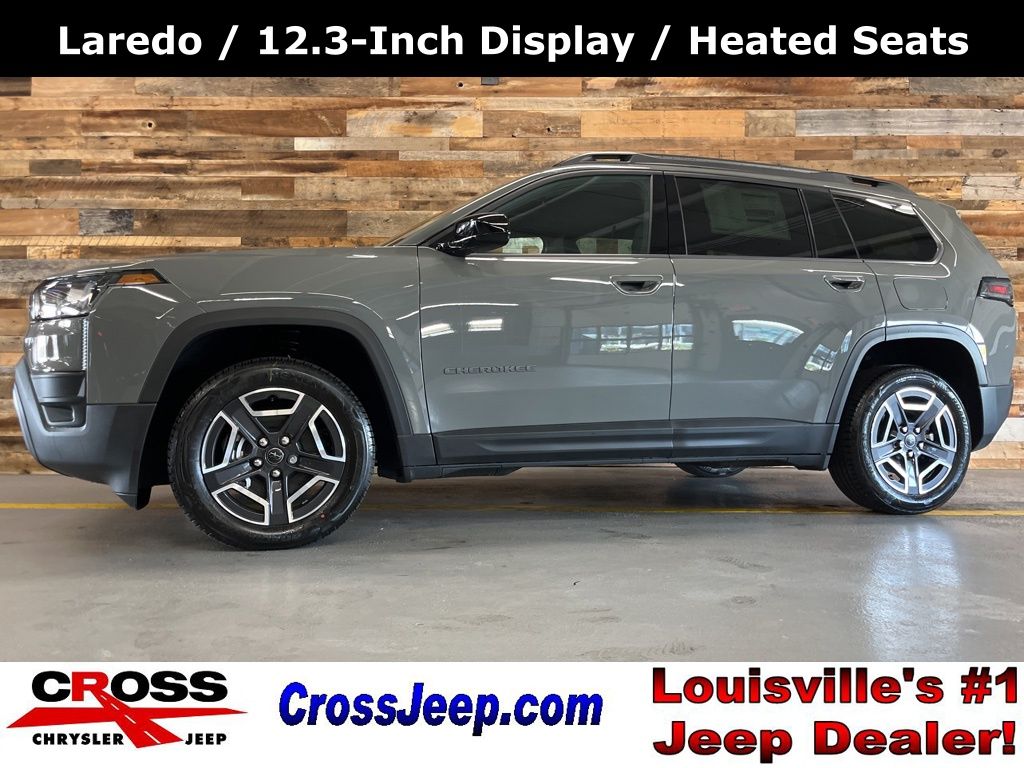 Sting-Gray Clearcoat 2026 Jeep Cherokee Laredo 4WD SUV / Crossover Four-Wheel Drive Continuously Variable Transmission
