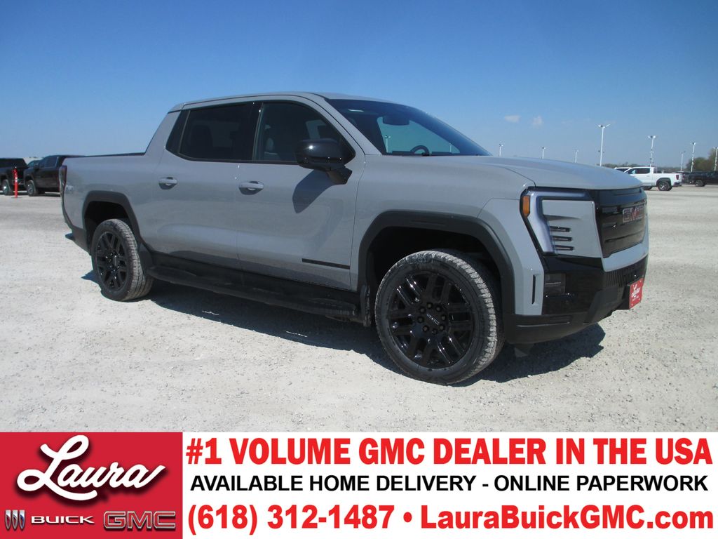 Thunderstorm Gray 2026 GMC Sierra EV Pickup Truck All-Wheel Drive 1-Speed Automatic
