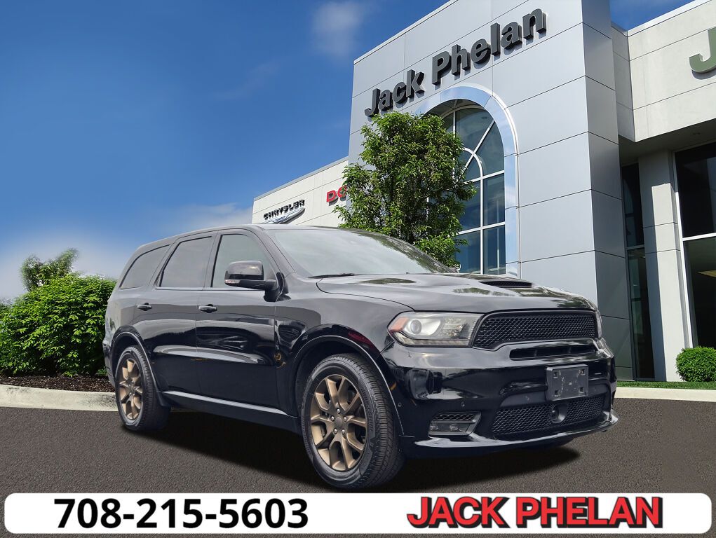 Black Clearcoat 2018 Dodge Durango SUV / Crossover All-Wheel Drive 8-Speed Automatic