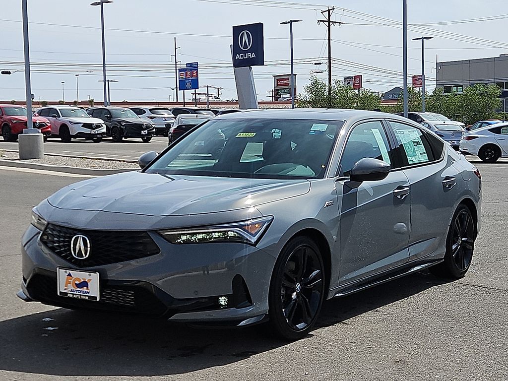 Urban Gray Pearl 2026 Acura Integra FWD with Technology and A-SPEC Package Sedan Front-Wheel Drive Continuously Variable Transmission