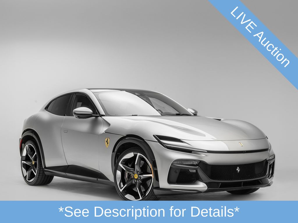 Silver 2024 Ferrari Purosangue AWD SUV / Crossover All-Wheel Drive 8-Speed Dual Clutch