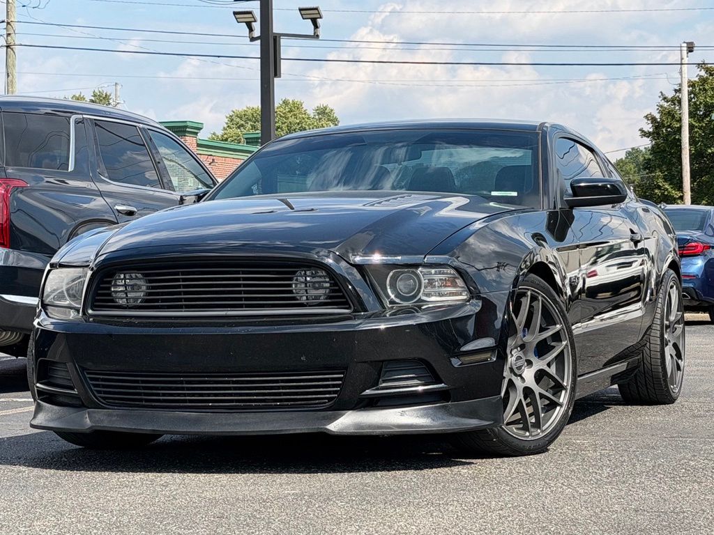 Black 2014 Ford Mustang Coupe Rear-Wheel Drive 6-Speed Manual