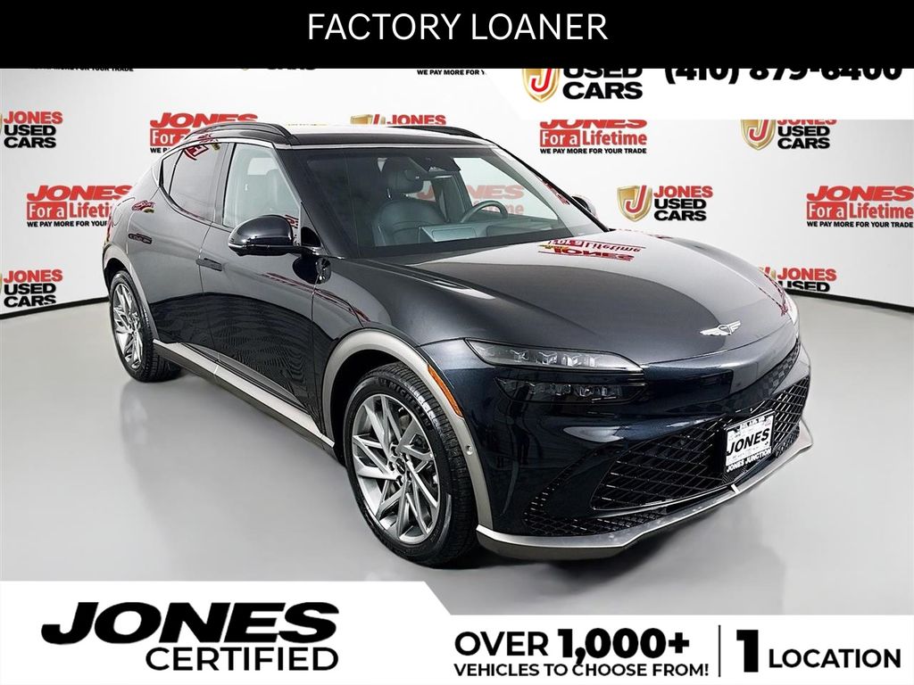 Black 2024 Genesis GV60 Advanced AWD SUV / Crossover All-Wheel Drive 1-Speed Automatic