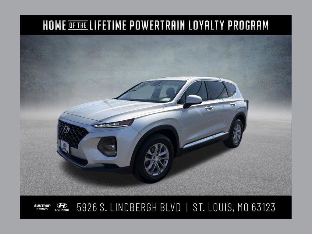 Symphony Silver 2019 Hyundai Santa Fe 2.4L SE AWD SUV / Crossover All-Wheel Drive 8-Speed Automatic