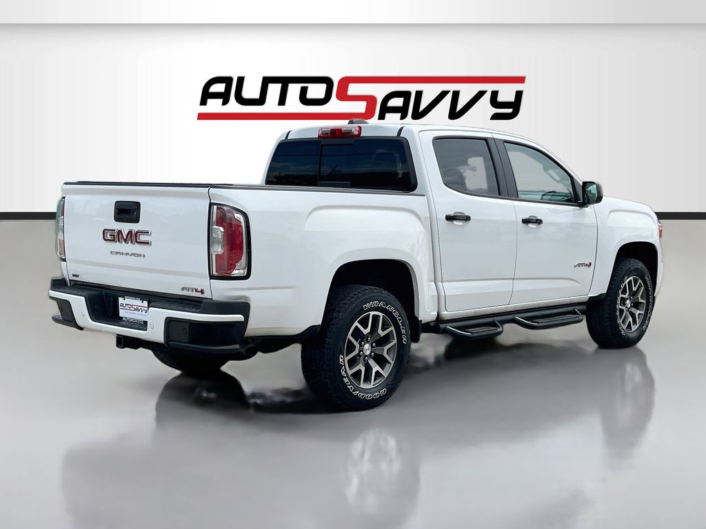 2021 GMC Canyon AT4 w/Leather White at AutoSavvy Houston Northwest