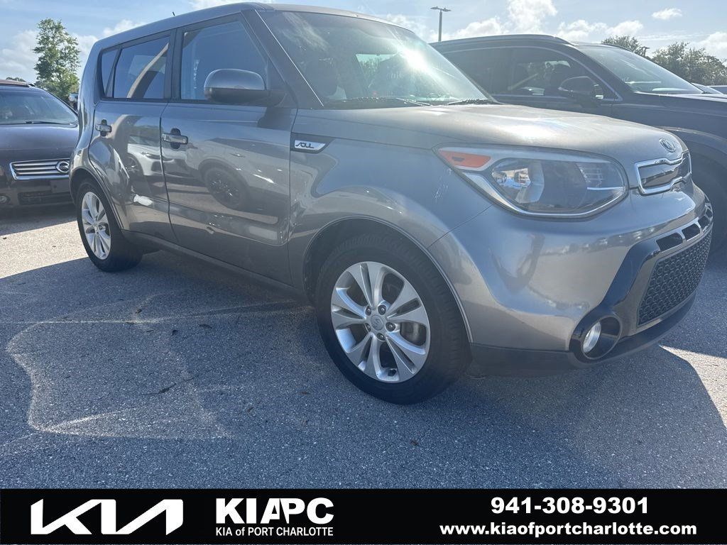 Titanium Gray 2016 Kia Soul + Wagon Front-Wheel Drive 6-Speed Automatic