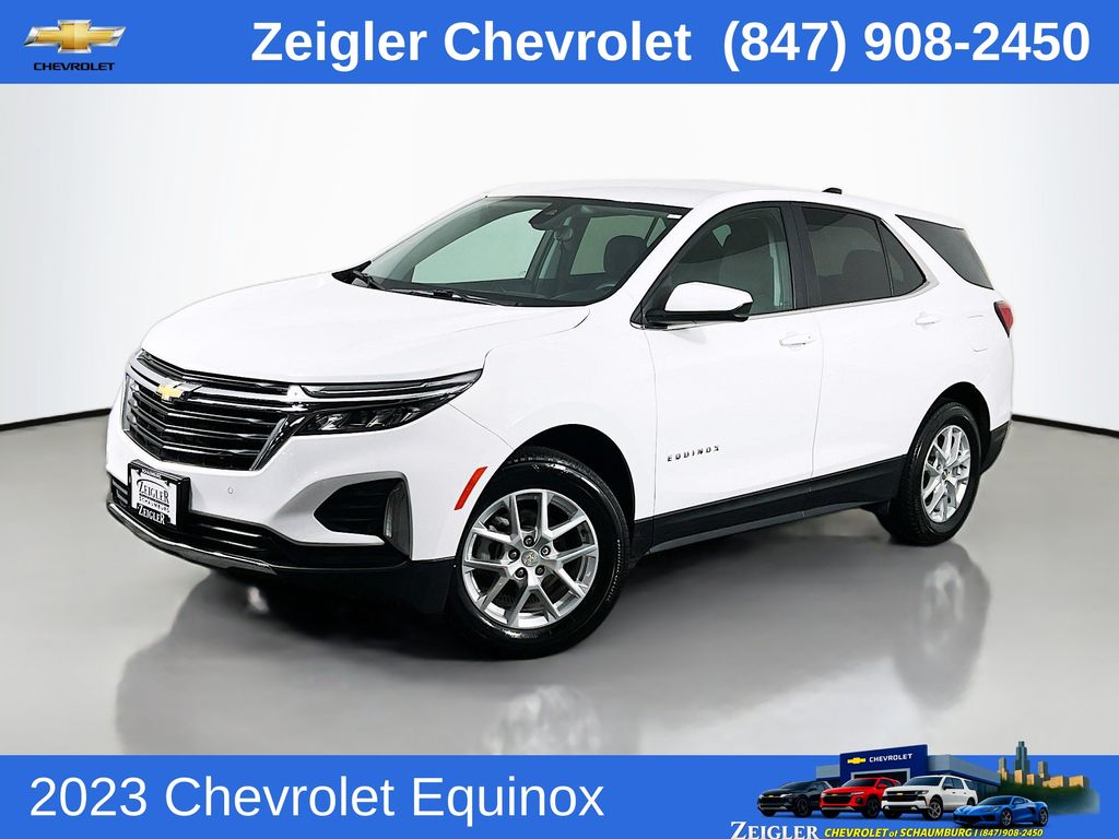 Summit White 2023 Chevrolet Equinox SUV / Crossover Four-Wheel Drive 6-Speed Automatic Overdrive