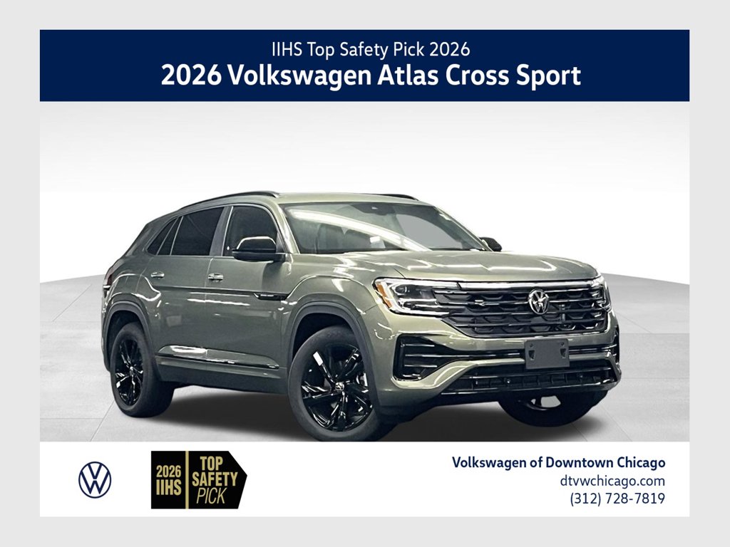 2026 Volkswagen Atlas Cross Sport 2.0T SEL R-Line Black