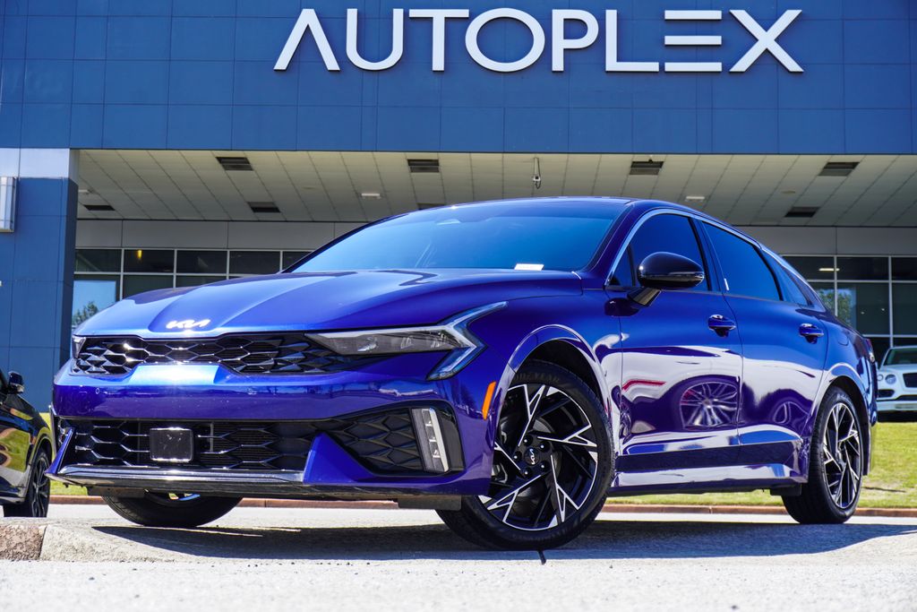 Yacht Blue 2025 Kia K5 GT-Line FWD Sedan Front-Wheel Drive 8-Speed Automatic