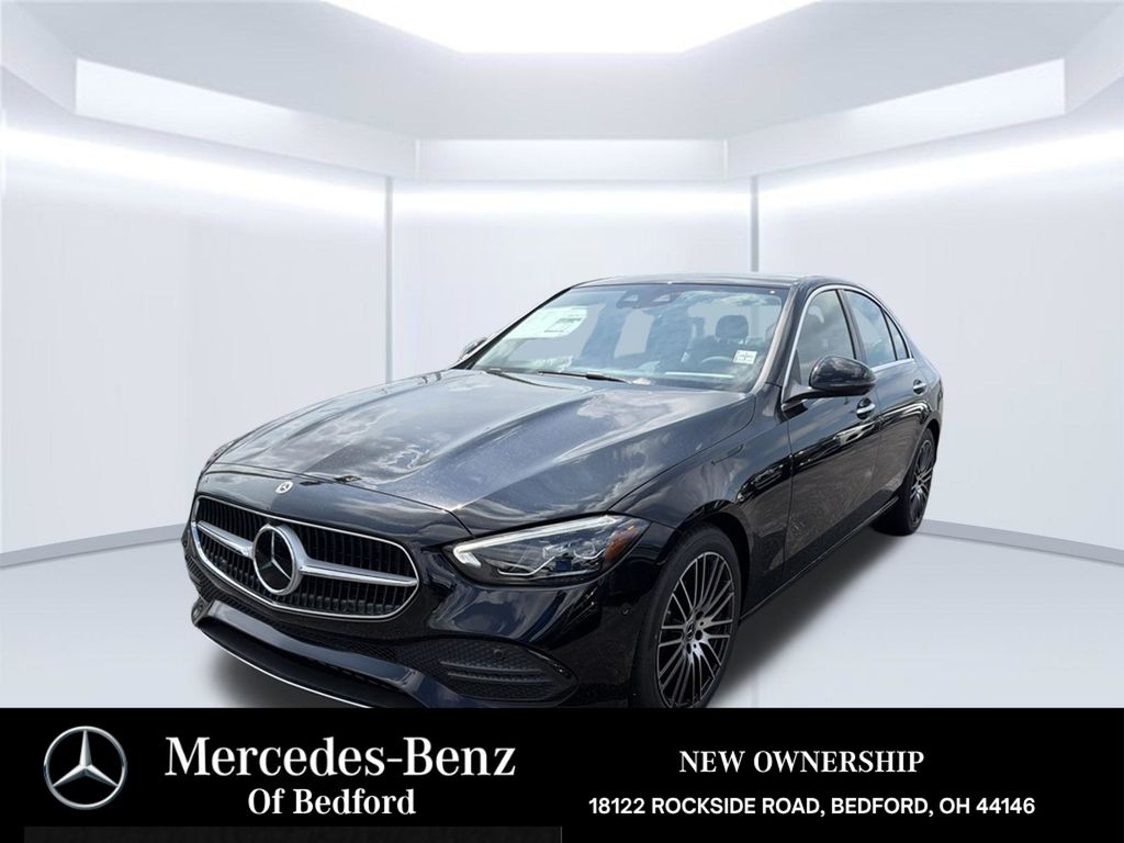 Black 2026 Mercedes-Benz C-Class Sedan All-Wheel Drive 9-Speed Automatic