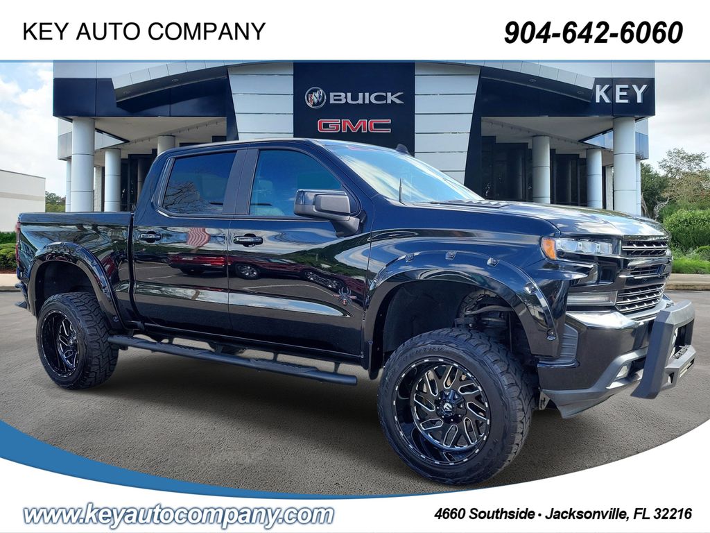 Black 2020 Chevrolet Silverado 1500 RST Crew Cab 4WD Pickup Truck Four-Wheel Drive Automatic