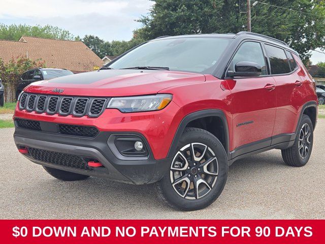 Red Hot Pearlcoat 2025 Jeep Compass SUV / Crossover Four-Wheel Drive 8-Speed Automatic